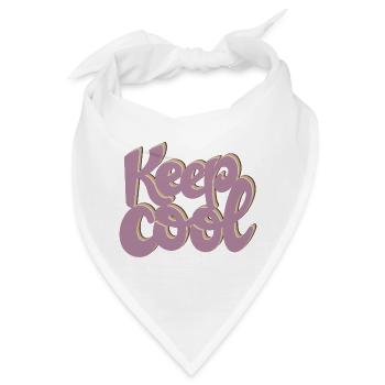 KEEP COOL - Bandana - Weiß - Vorne
