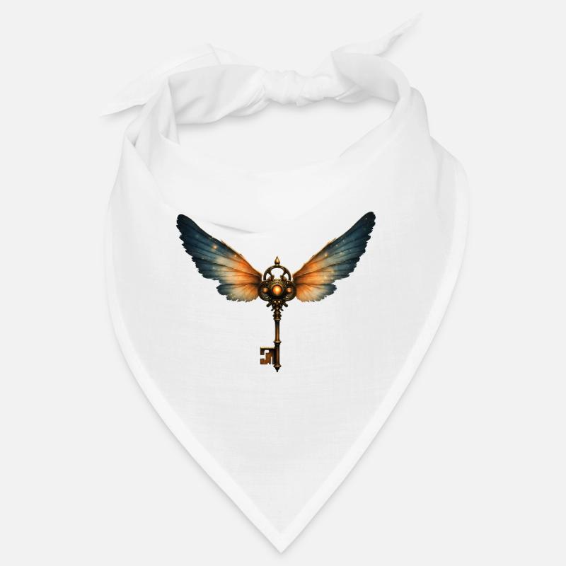Clé ailée Steampunk Bandana