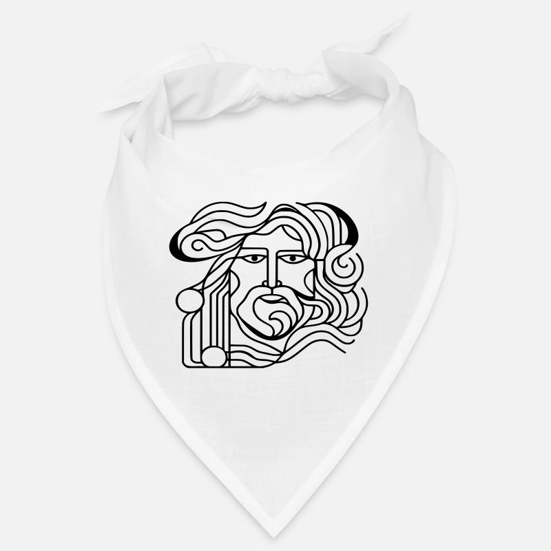 Antiker Mann. Bandana