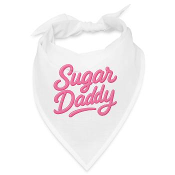 Sugar Daddy – Candy Pink Tippfehler - Bandana - Weiß - Vorne