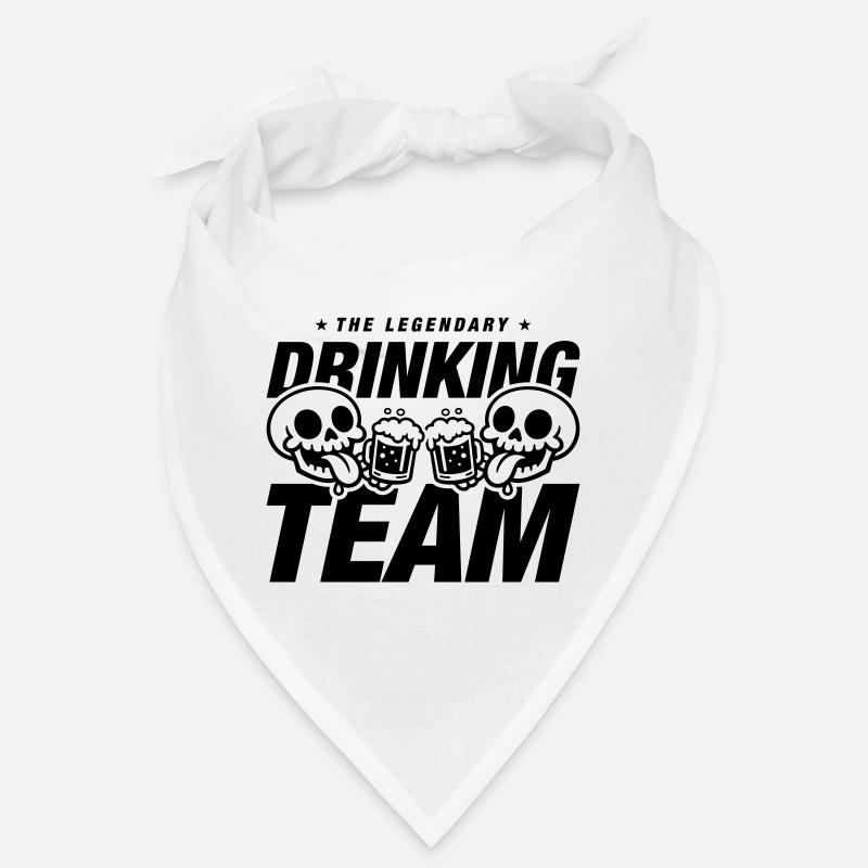 Drinking Team Skelett Bier Bandana
