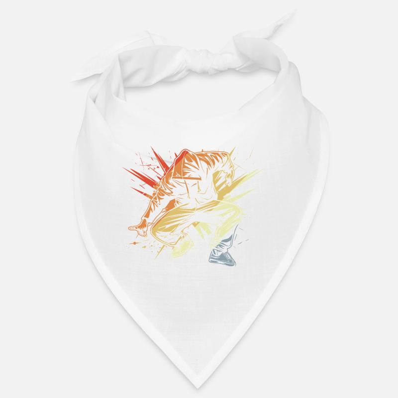 Breakdancer Zeichnung Vintage Bandana