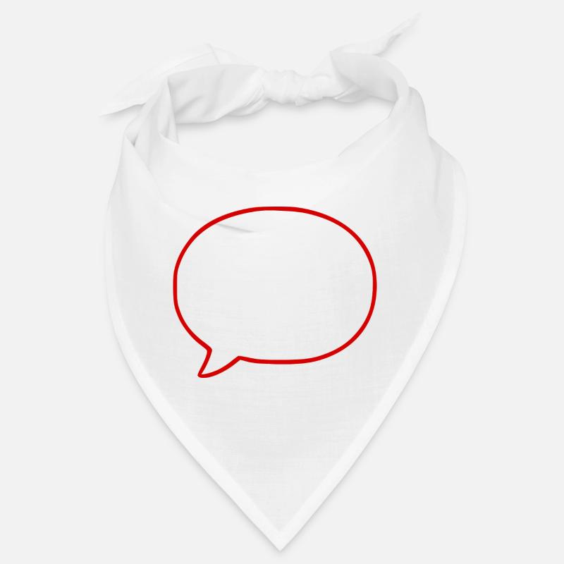 Personalize your own speech bubble comic Bandana