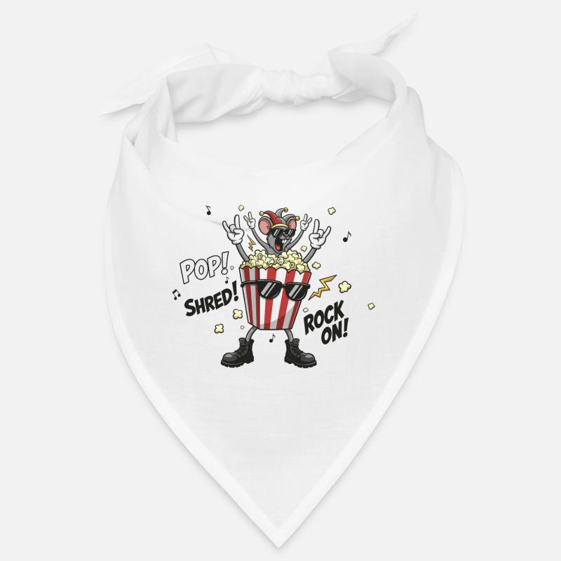 Popcorn Costume Mouse Rock Music Bandana