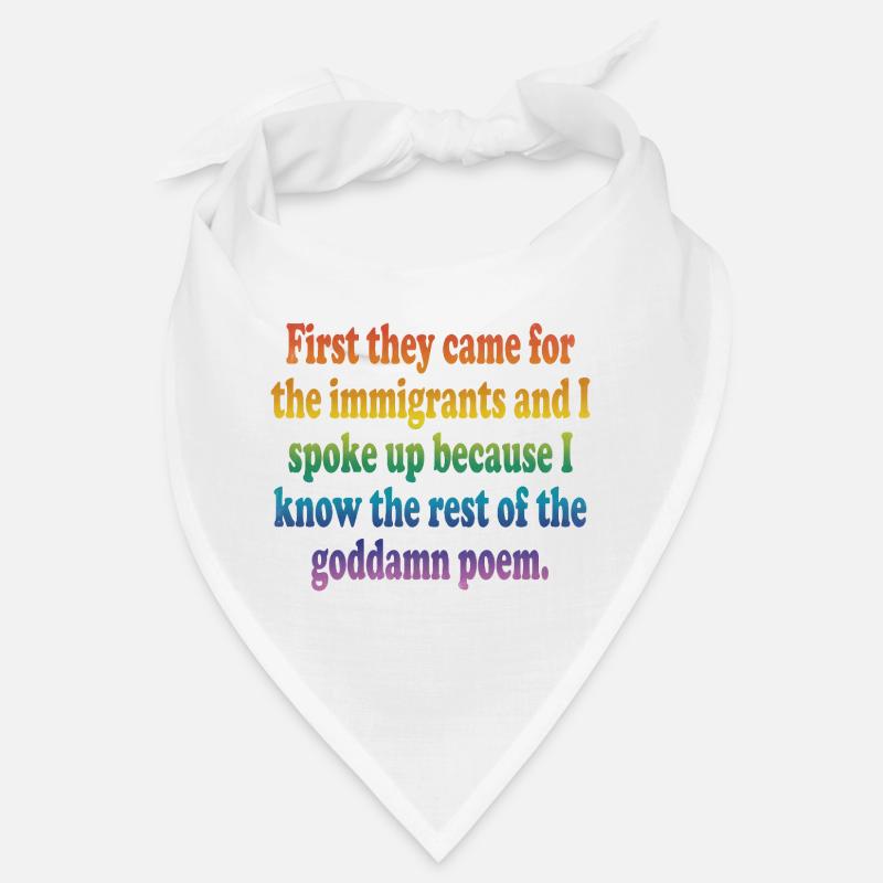 Rainbow Courage Zitat-Tee Bandana