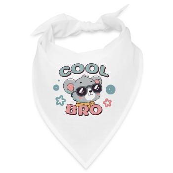 Koala Cool Bro Brille - Bandana - Weiß - Vorne