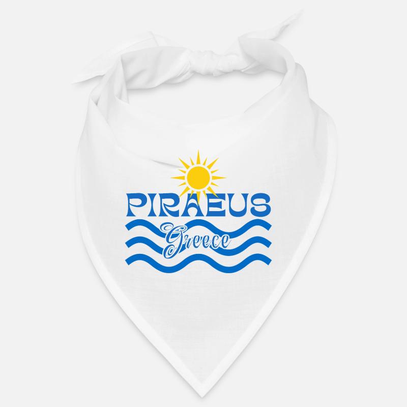 Le Pirée Grèce Soleil et Vagues de mer Bandana