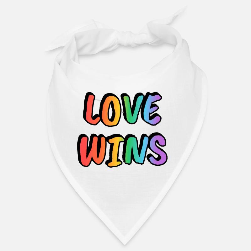 Love Wins Rainbow Gradient Bandana