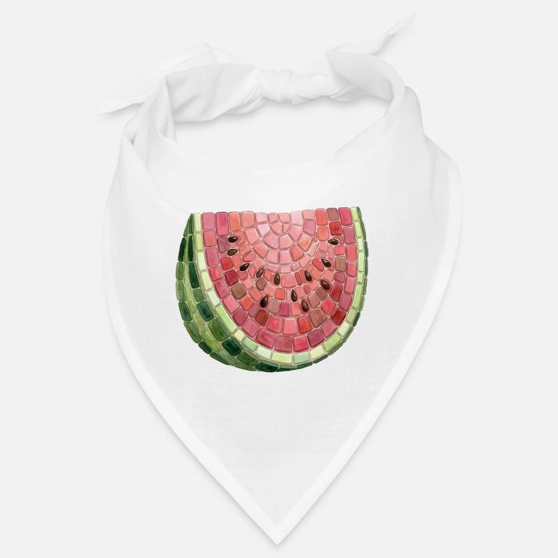 Mosaïque de pastèque - Cadeau d’art d’été Bandana