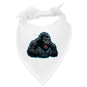 Esports Gorilla Stil - Bandana - Weiß - Vorne