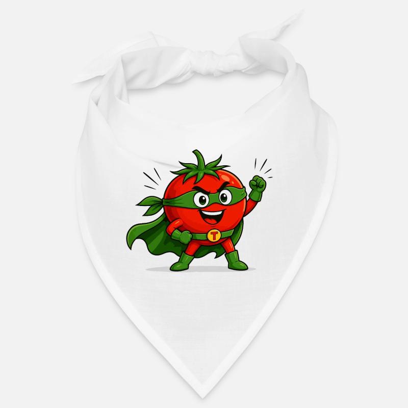 Tomate Superheld Comic Motiv Bandana