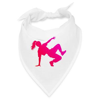 Hip-Hop-Tanz Geschenkidee für die Hip-Hop-Tänzerin - Bandana - Weiß - Vorne