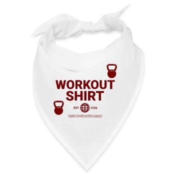 Workout Shirt - Bandana - Weiß - Vorne