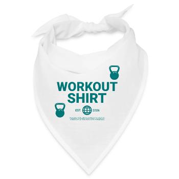 Workout Shirt - Bandana - Weiß - Vorne