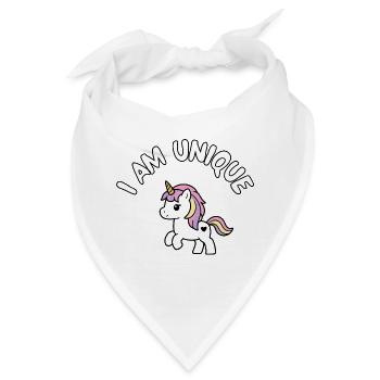 Ich bin einzigartig Einhorn - Bandana - Weiß - Vorne
