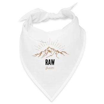 Bergkette Sonnenaufgang Move - Bandana - Weiß - Vorne