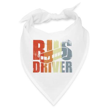 Vintage Bus Driver - Bandana - Weiß - Vorne