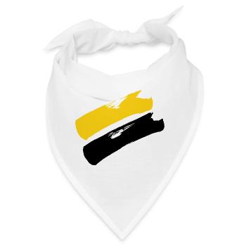 Sachsen-Anhalt Flagge - Bandana - Weiß - Vorne