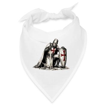 Kreuzritter Rüstung - Bandana - Weiß - Vorne