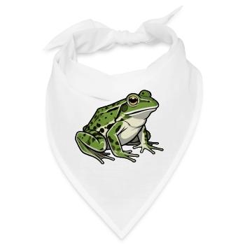 Frosch  - Bandana - Weiß - Vorne