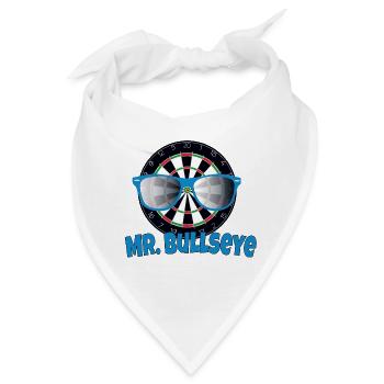 Mr. Bullseye - Bandana - Weiß - Vorne