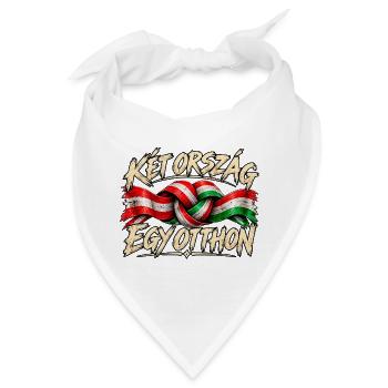 Ungarn Österreich – We Are Family - Bandana - Weiß - Vorne