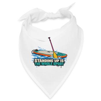 Stand Up Paddling: Ganzheitssport - Bandana - Weiß - Vorne