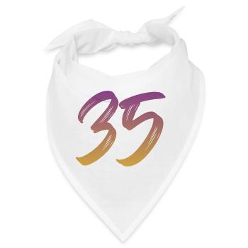35 - Bandana - Weiß - Vorne