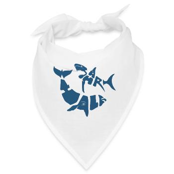 SW_LOGO_5_BLEU - Bandana - Weiß - Vorne