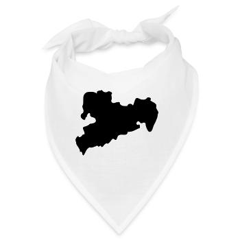 sachsen - Bandana - Weiß - Vorne