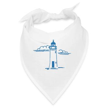 Lighthouse - Bandana - Weiß - Vorne