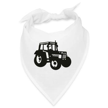 Traktor / Trekker - Bandana - Weiß - Vorne