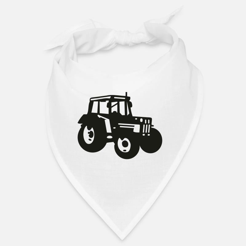 tractor - Bandana - white