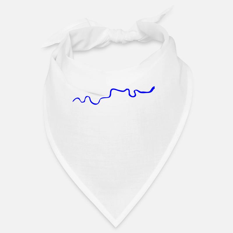 lundun river blue Bandana