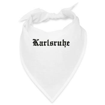 Karlsruhe - Bandana - Weiß - Vorne