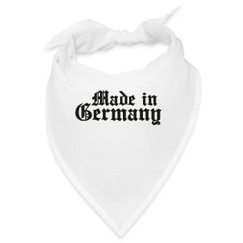 made in germany - Bandana - Weiß - Vorne