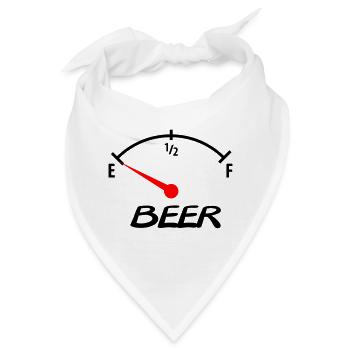 beer - Bandana - Weiß - Vorne