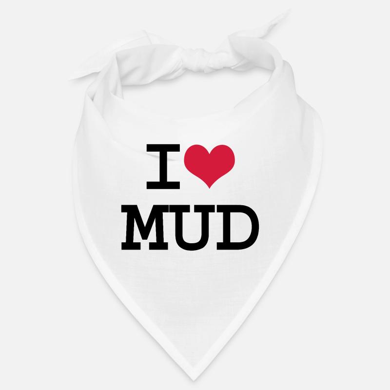 I Heart Mud Bandana