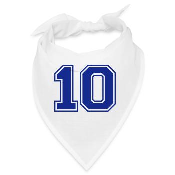 10 - Bandana - Weiß - Vorne