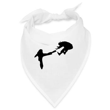Kampf - Bandana - Weiß - Vorne