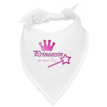 Prinzessin - Bandana - Weiß - Vorne
