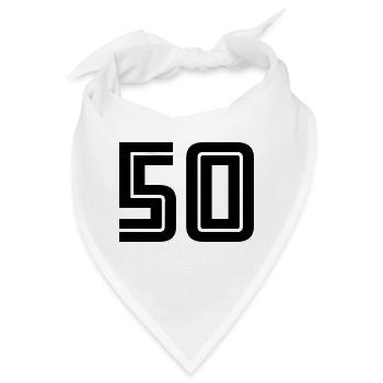 50 - Bandana - Weiß - Vorne