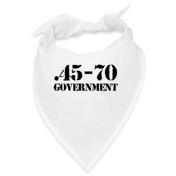 45-70 caliber ammo - Bandana - Weiß - Vorne