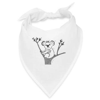koala - Bandana - Weiß - Vorne