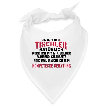 Tischler Beratung - Bandana - Weiß - Vorne