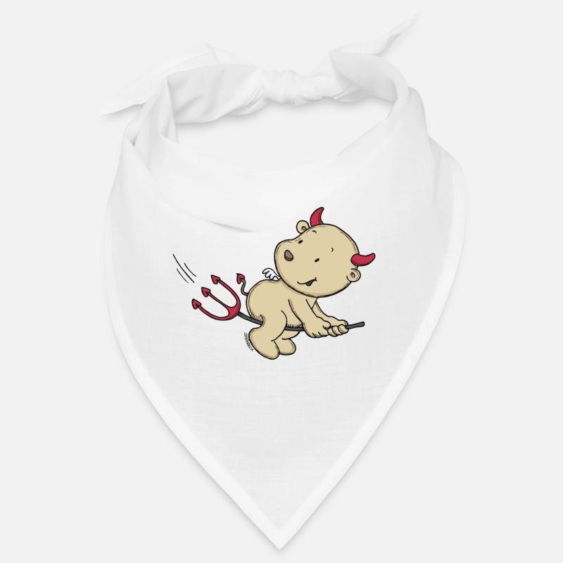 Engel_Teufel13 - Bandana - blanc