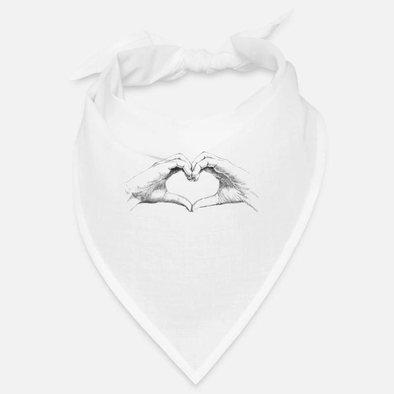Hände Herz Bandana