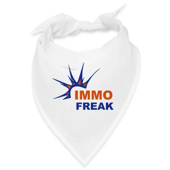 IMMO FREAK - Bandana - Weiß - Vorne