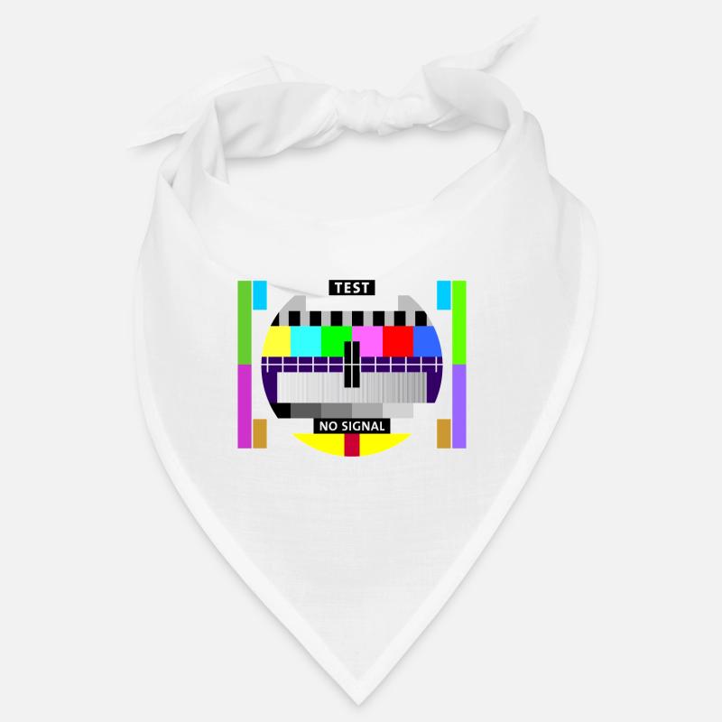 Testbild Fernsehen Bildschirm Sendeschluss Display Bandana