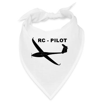 rc - pilot - Bandana - Weiß - Vorne
